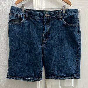 Ralph Lauren women’s blue‎ jean shorts size 16